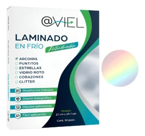 Aviel Laminado En Frío A4 Holográfico 30 Hojas, A Elegir
