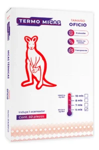 Mica Térmica Oficio 5 Mil Termo Micas 22.9x36.8cm 50 Hojas Para Enmicar